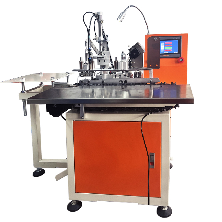 Automatic peeling and soldering machine